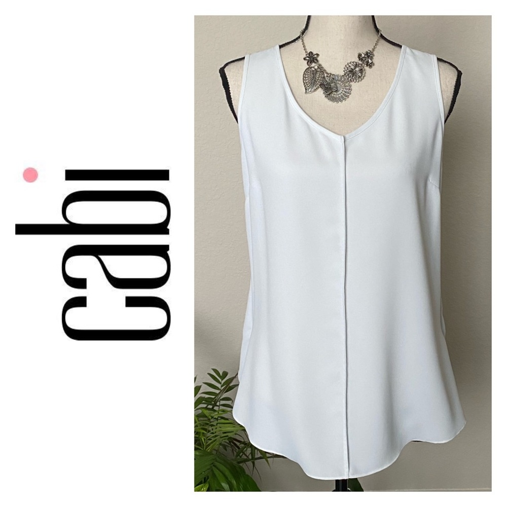 cabi #3076 Black and White Domino Blouse